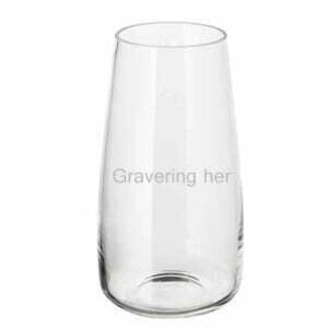 Graveret vase gave
