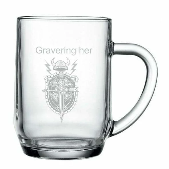 Glas til øl eller mjød gave