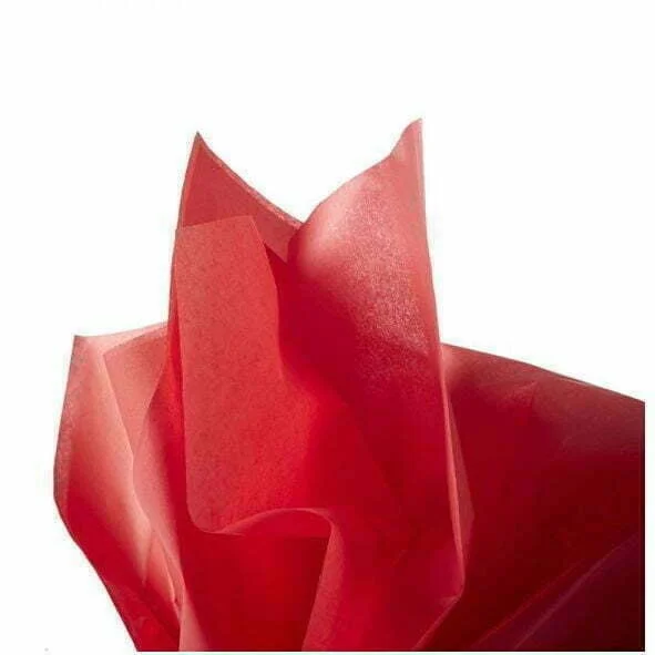Rød silkepapir
