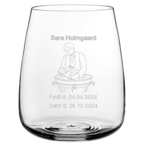 Vase med Barnedåbs motiv en personlig gave